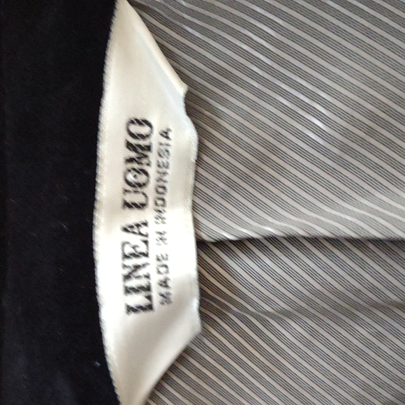 BNWOT Linea Uomo blue velvet jacket size 56 Regular - Picture 4 of 10